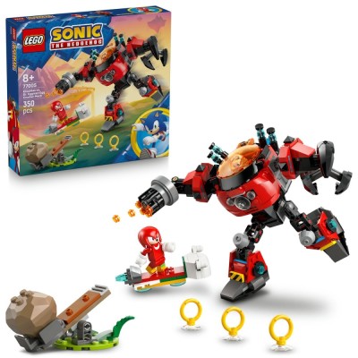 Knuckles vs. Dr. Eggman si robotul Egg Crusher foto