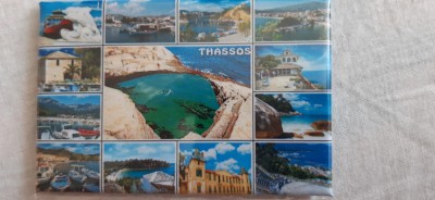 XG Magnet frigider - tematica turistica - Grecia - Thassos foto