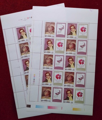 ✅RO 1996 LP 1407c EUROPA &amp;quot;Personalitati feminine&amp;quot; , perechea de coli MNH foto