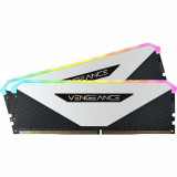 Memorii Corsair Vengeance RGB RT White 64GB(2x32GB) DDR4 3200MHz CL16 Dual Channel Kit