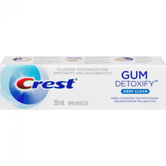 Pasta de Dinti, Crest 3D Gum Detoxify, pentru Gingivita, Retractie Gingivala, Parodontoza, tub 20ml