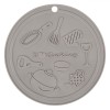 Suport Cratiță Silicon, 15.5cm, Culoare Gri, Oem