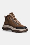 Gant cizme din piele intoarsa Hillark barbati, culoarea maro, 29643744 G771