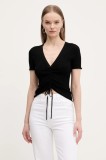 HUGO pulover femei, culoarea negru, light, 50538231