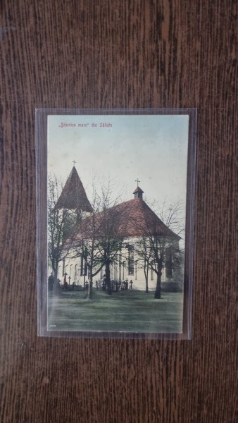 Carte Postala - Saliste. Biserica Mare