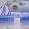 GERMANIA - FDC + MONEDA PROOF - 10 EURO 2007 F, 50 ANI DE LA TRATATUL DE LA ROMA
