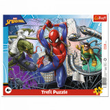 Puzzle carton tip plansa 25 piese,Spiderman,+4 ani, Trefl