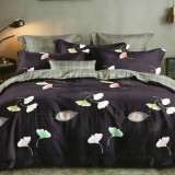 Cumpara ieftin Lenjerie pat dublu,bumbac finet,6 piese,cearceaf normal 220x240cm, cearceaf pilota 200x220cm, 2 fete de perna 50x70, 2 fete de perna 70x70-M170