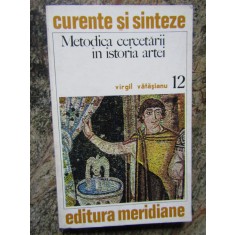 METODICA CERCETARII IN ISTORIA ARTEI-VIRGIL VATASIANU