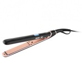 Cumpara ieftin Placa de indreptat parul ETA Fenite 9336 90010, 230 grade, 45 W, invelis ceramic, set cadou, negru
