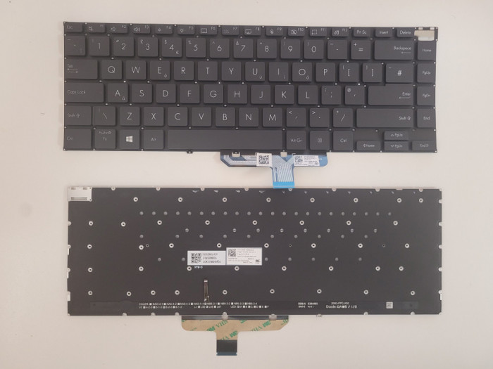 Tastatura Laptop, Asus, ZenBook 14X OLED UX5400, UX5400EA, UX5400EG, UX5400ZB, UX5400ZF, 0KNB0-4602US00, 0KNB0-4602UK12, iluminata