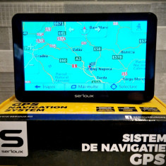 GPS -Navigatie SERIOUX PILOT 16 GB,Full EUROPA 7"-Truck / TIR/ Auto,Harta 2022.