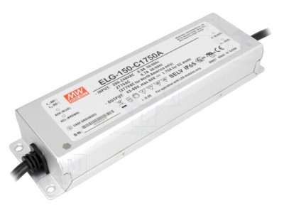 Alimentator LED 150W IP65 43-86V 875-1750mA foto