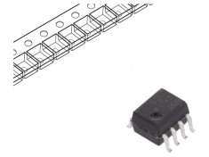 Optocuplor SMD 5Mbps SO8 3,75kV foto