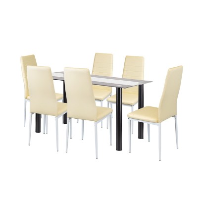 Norman 6+1 &amp;eacute;tkező garnit&amp;uacute;ra b&amp;eacute;zs foto