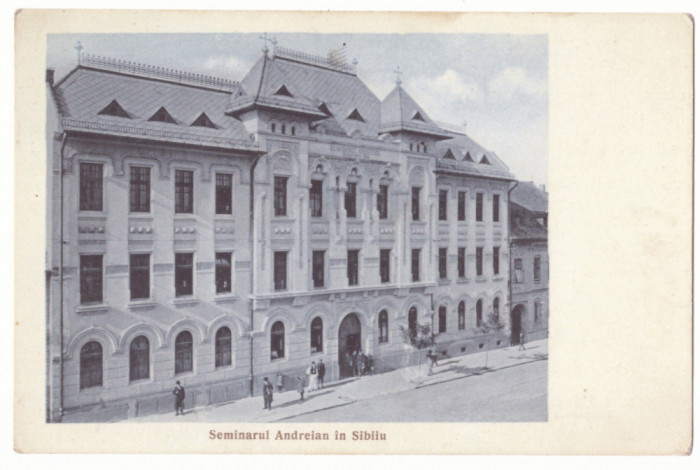 2850 - SIBIU, High School, Romania - old postcard - unused - 1915