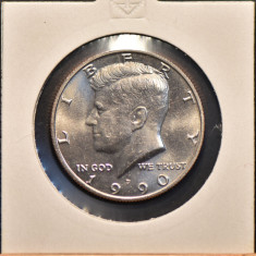 50 centi (half dollar) USA - SUA 1990 D (UNC)