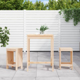 Set mobilier de bar, 3 piese, lemn masiv de pin GartenMobel Dekor, vidaXL