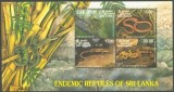 Sri Lanka 1997 - Reptile, fauna, bloc neuzat