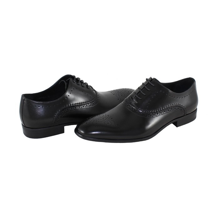 Pantofi eleganti barbati piele naturala - Saccio negru - Marimea 43