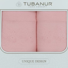 Set Cadou 2 Prosoape Roz , Eleganta si Rasfat in Fiecare Detaliu