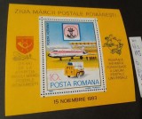 Coliță filatelică Rom&acirc;nia 1983 &ndash; Ziua Mărcii Poștale Rom&acirc;nești, Poșta Aeriană, UPU -A40