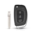 Carcasa Cheie Briceag Hyundai 3 Butoane Model nou, lamela Sant Dreapta AutoProtect KeyCars, Oem