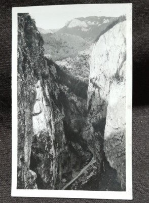 Carte postala, Cheile Bicazului, perioada interbelica foto