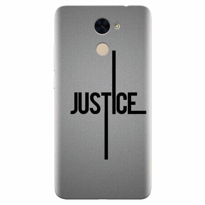 Husa silicon pentru Huawei Enjoy 7 Plus, Amir Justice Minimalistic Nubheebuccus Text
