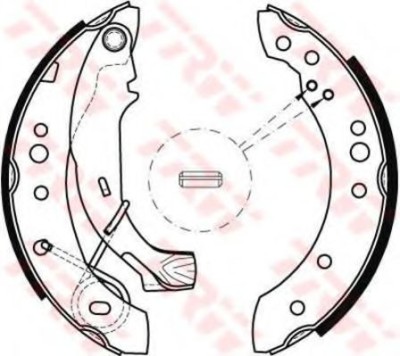 Set saboti frana CITROEN C2 ENTERPRISE (2009 - 2016) TRW GS8467 foto