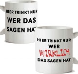 Cana MUGFFINS, ceramica, alb/negru/rosu, 350 ml, 10 x 8 cm