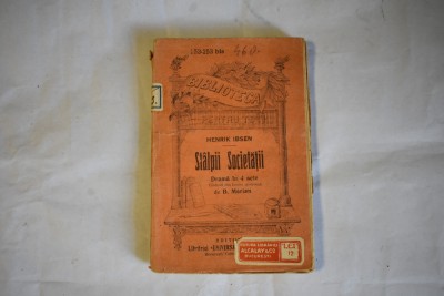 Henrik Ibsen - Stalpii societatii (Biblioteca pentru toti nr. 253-253bis) foto