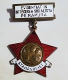Insigna Stahanovist fruntas