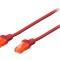 Patch Cord UTP Cat5e 10m Roșu