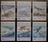BC727, Gibraltar 2008, set colita+serie- aviatie, RAF, Nestampilat