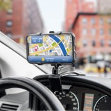 Suport Telefon Auto Bord Universal, Reglabil 4-7 inch, Negru, Prindere Sigura GPS