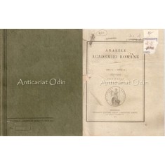 Analele Academiei Romane VI - 1884