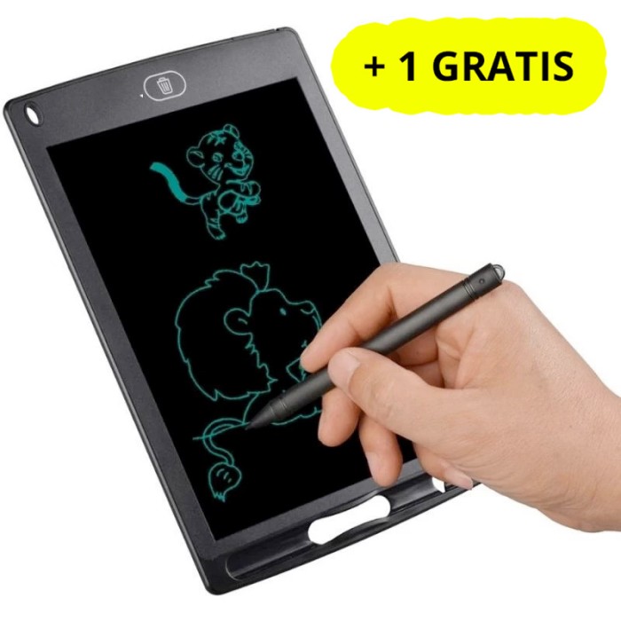 Tableta grafica 8.5-inch, Rescriptibila, Pentru Desen si Scris, Creion Stylus + 1 GRATIS