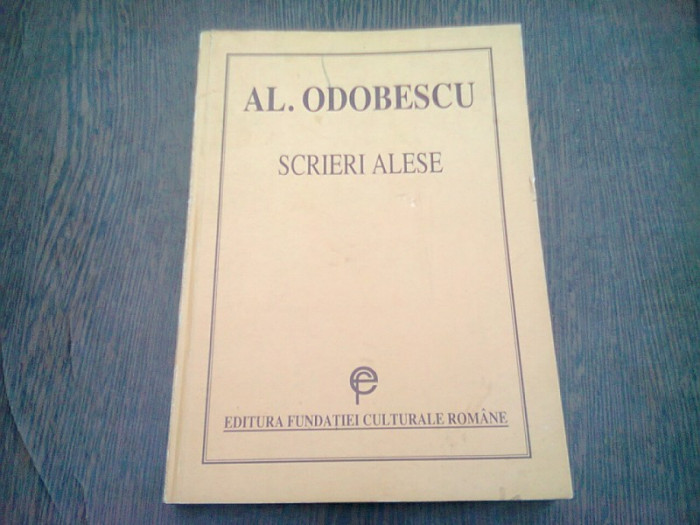 SCRIERI ALESE - AL. ODOBESCU