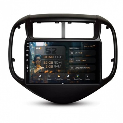 Navigatie Chevrolet Aveo (2017-2021) 2GB RAM Android 13 GPS Wi-FI Carplay Android Auto USB Bluetooth Radio Waze Touchscreen 9 inch foto
