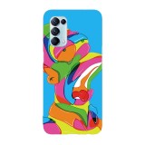 Husa compatibila cu Oppo A77 model Homer Simson art, Silicon, TPU, Viceversa, Transparent, Carcasa