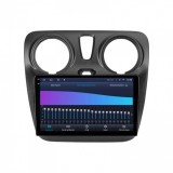 Navigatie 2K Dacia Dokker Lodgy 8GB RAM Android 13 Octacore Slot Sim 4G DSP GPS Wi-FI Carplay Android Auto USB Bluetooth Waze Touchscreen 9.5 Inch