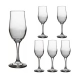 Set 24 Pahare Sticla cu picior 185ml Sampanie Flute Ariadne 96515 DNC56693