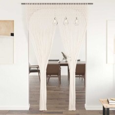 vidaXL Perdea macrame, 140 x 240 cm, bumbac