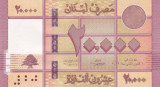 Bancnota Liban 20.000 Livre 2019 - P93 UNC