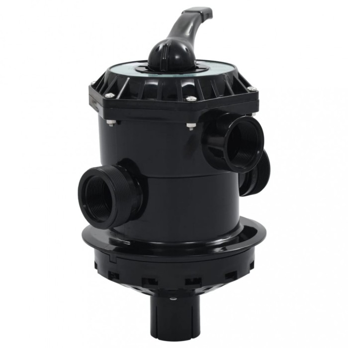 vidaXL Supapă multiport pentru filtre cu nisip ABS 1,5&quot; 6 căi