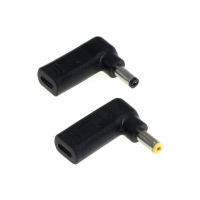 Set adaptor de incarcare usb-c pd otb pentru laptop compatibil cu acer / hp / toshiba - 19v (5.5x2.5mm / 5.5x2.1mm) foto