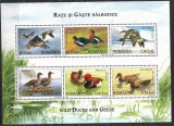 B1446 - Romania 2007 - Pasari,blocx6,neuzat,perfecta stare, Nestampilat