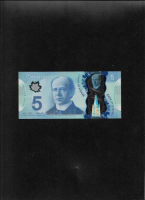 Canada 5 dolari dollars 2013 seria4975689 foto