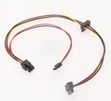 Cablu adaptor dual sata, Active, compatibil HP ProDesk SFF 280G3, 282 FG3, 290 G1, 400 G1 G4 G5 G7, 480 G4, 600G1, 680G1, 800G1, 6 pini la 2x sata cd,